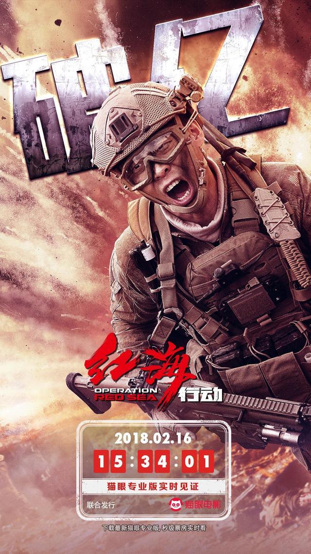 春节档上映的电影红海行动（猫眼评分9.6豆瓣评分8.5）(1)