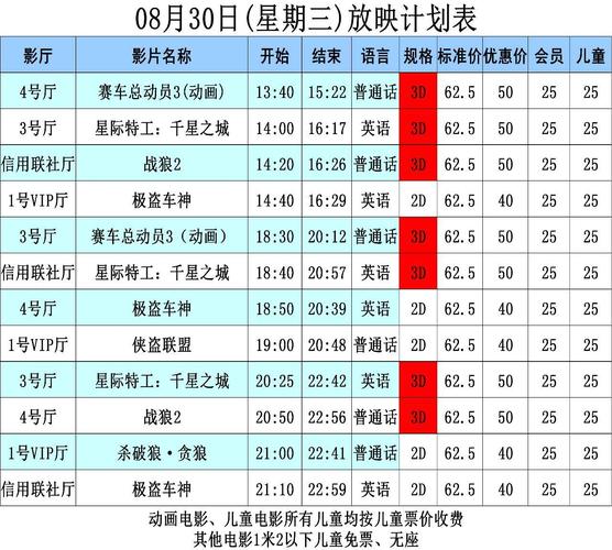 平顶山东城国际电影院时间表（9月1日起平顶山电影院）