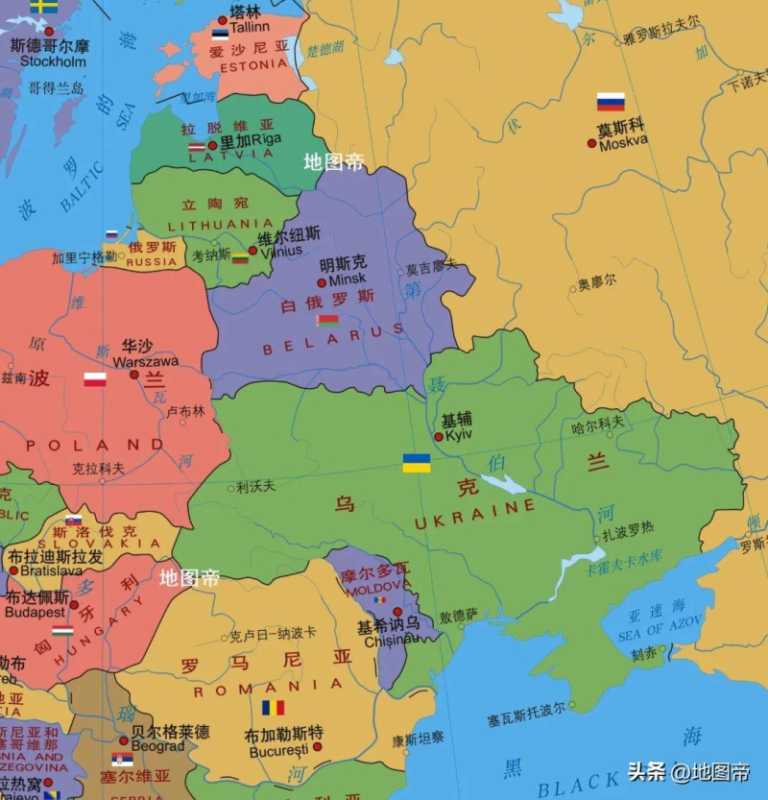 乌克兰有多大（台湾相当于乌克兰？）