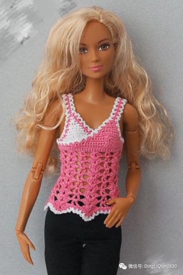 编织玩偶芭比娃娃公主裙（55款芭比娃娃的时尚服饰）(5)