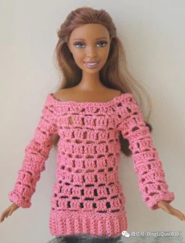 编织玩偶芭比娃娃公主裙（55款芭比娃娃的时尚服饰）(14)