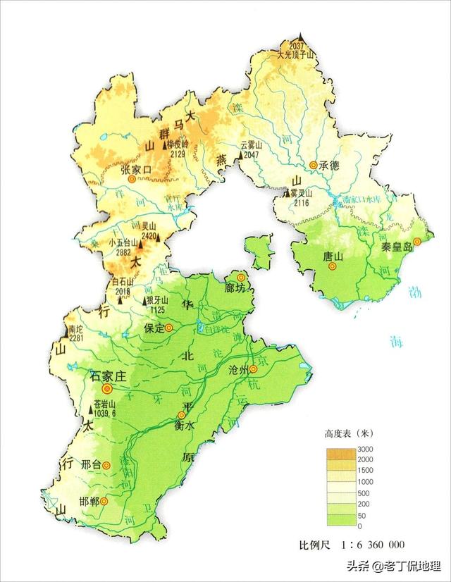 一看就懂的立体全国地形图（收藏漂亮简洁的省区地形地势高清地图）(4)
