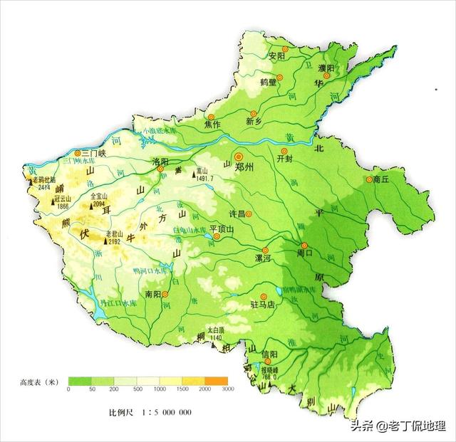 一看就懂的立体全国地形图（收藏漂亮简洁的省区地形地势高清地图）(17)