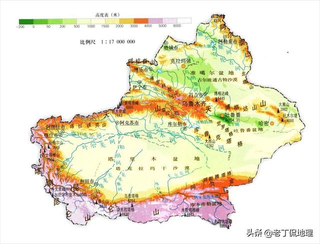 一看就懂的立体全国地形图（收藏漂亮简洁的省区地形地势高清地图）(32)