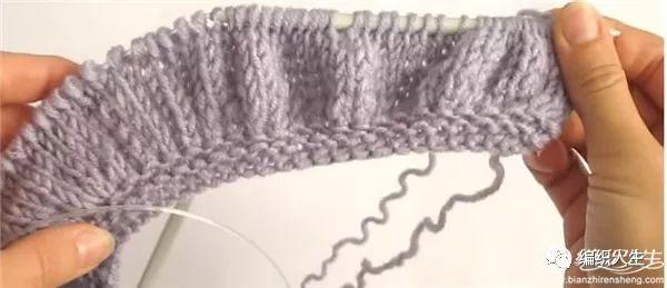 棒针入门必学织法教程（教你简单好织的棒针花样）(11)