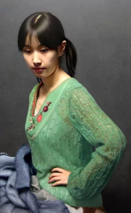 人像超写实油画(精美绝伦的当代超写实人体油画)(10)