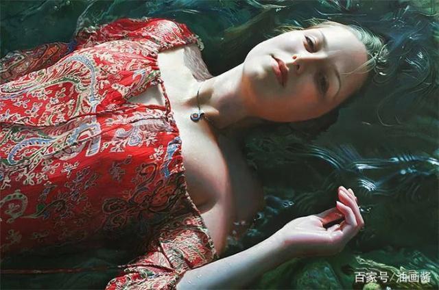 人像超写实油画(精美绝伦的当代超写实人体油画)(5)
