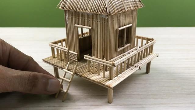 自制简易小木屋教程（迷你木屋的制作过程）(11)
