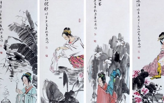 四大美人沉鱼落雁闭月羞花是谁,沉鱼落雁,闭月羞花指的是哪四大美女图3