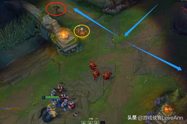 lol上热门操作教学（LOL眼位教学以Rookie为例）(4)