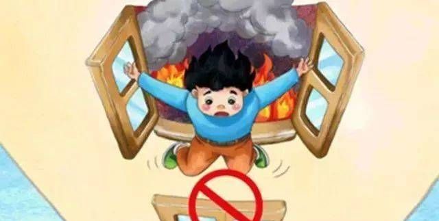 高层发生火灾时正确逃生方法20字