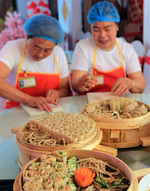 武川凉拌莜面做法