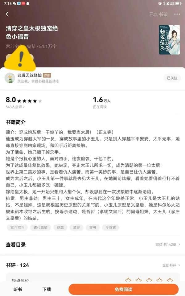 十大穿越清朝历史小说(穿越清朝的小说)