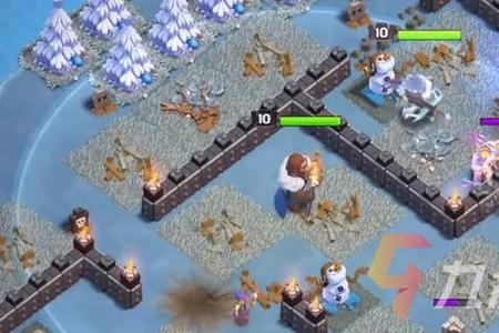 部落冲突冬雪挑战怎么打三星