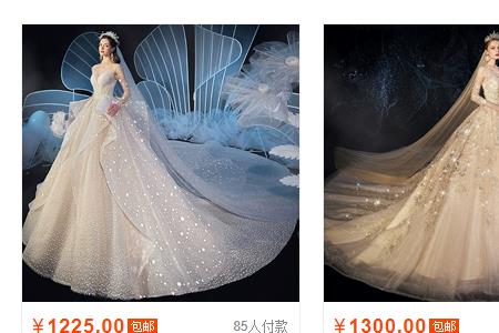 一般租婚纱三套多少钱