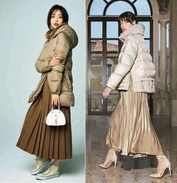 短款百褶裙的10种搭配方法冬季(百褶裙搭配什么上衣)