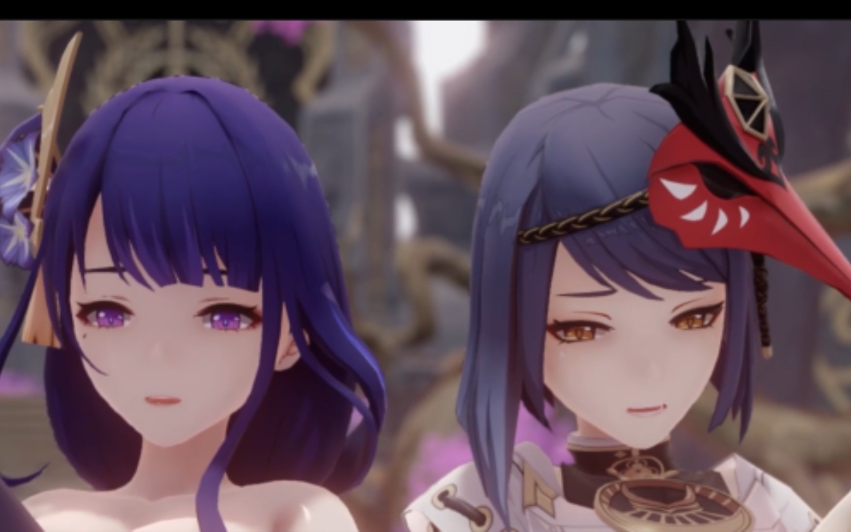 原神雷电将军帮村民们实现愿望视频3D动画是咋回事