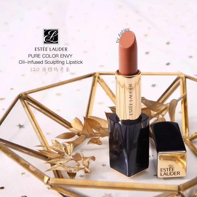 雅诗兰黛倾慕精油唇膏色号_试色图大全