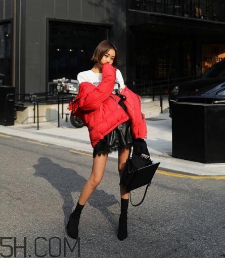 红色棉袄怎么搭配？红色棉服搭配图片