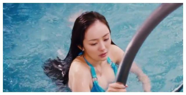 杨幂身穿比基尼,出水犹如芙蓉,一切都是为了艺术