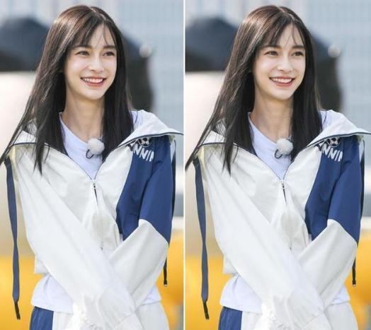 杨颖“狗啃刘海”撞脸王子文?果然她还是适合“仙女发型”!