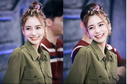 杨颖“狗啃刘海”撞脸王子文?果然她还是适合“仙女发型”!