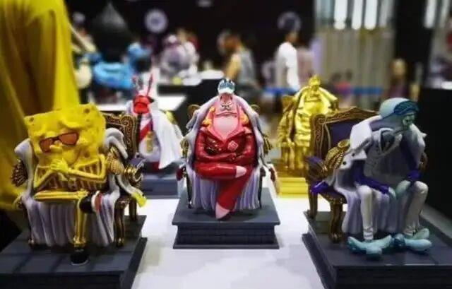 海绵宝宝等人竟当上海军三大将?还出了手办,网友:毫无违和感