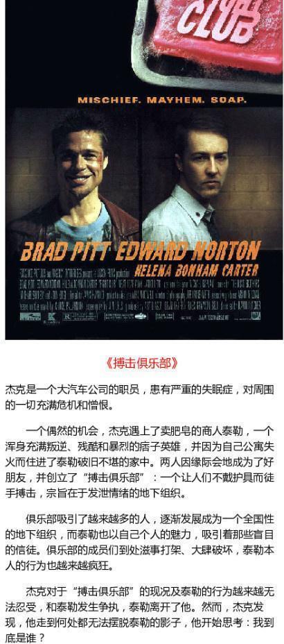 电影推荐: 9部关于人格分裂的高智商电影