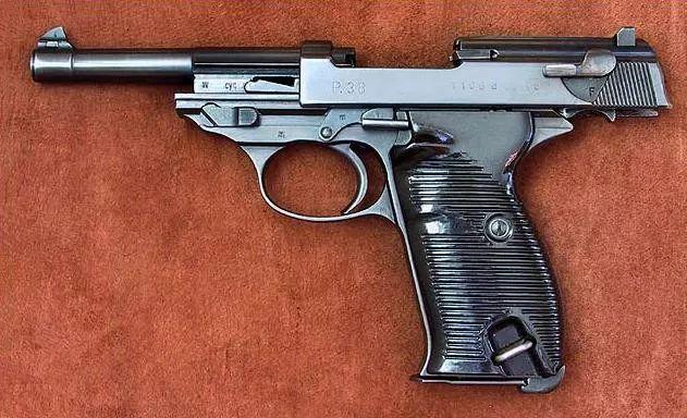 瓦尔特P38半自动手枪，二战德国的标配武器，成战场上的纳粹铁拳
