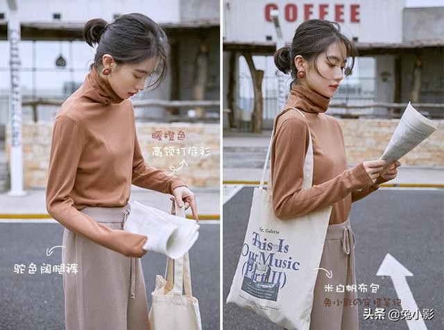 简洁高级的秋冬季穿搭（冬天浅色系穿搭更加减龄显高级）(13)