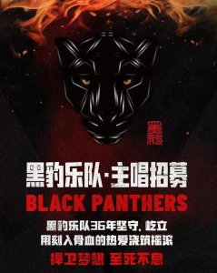 ​黑豹乐队招募主唱，官博乐队成员介绍无张淇