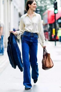 ​今年流行穿的阔腿裤，搭配这3件上衣就对了，时髦显瘦还不易撞衫