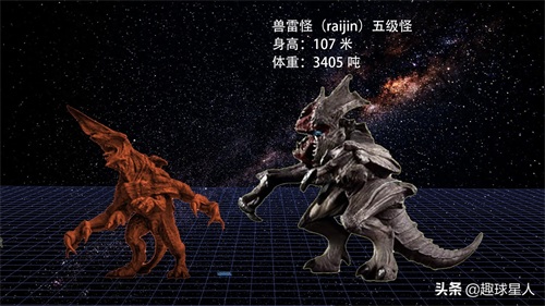 最大的环太平洋怪兽比哥斯拉还大，体重却不到哥斯拉的十分之一