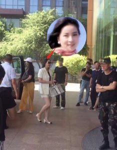 ​成龙的老婆照片（成龙妻子穿短裙现身气质不凡）