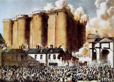 ​攻占巴士底狱的影响：将法国的封建王朝推翻