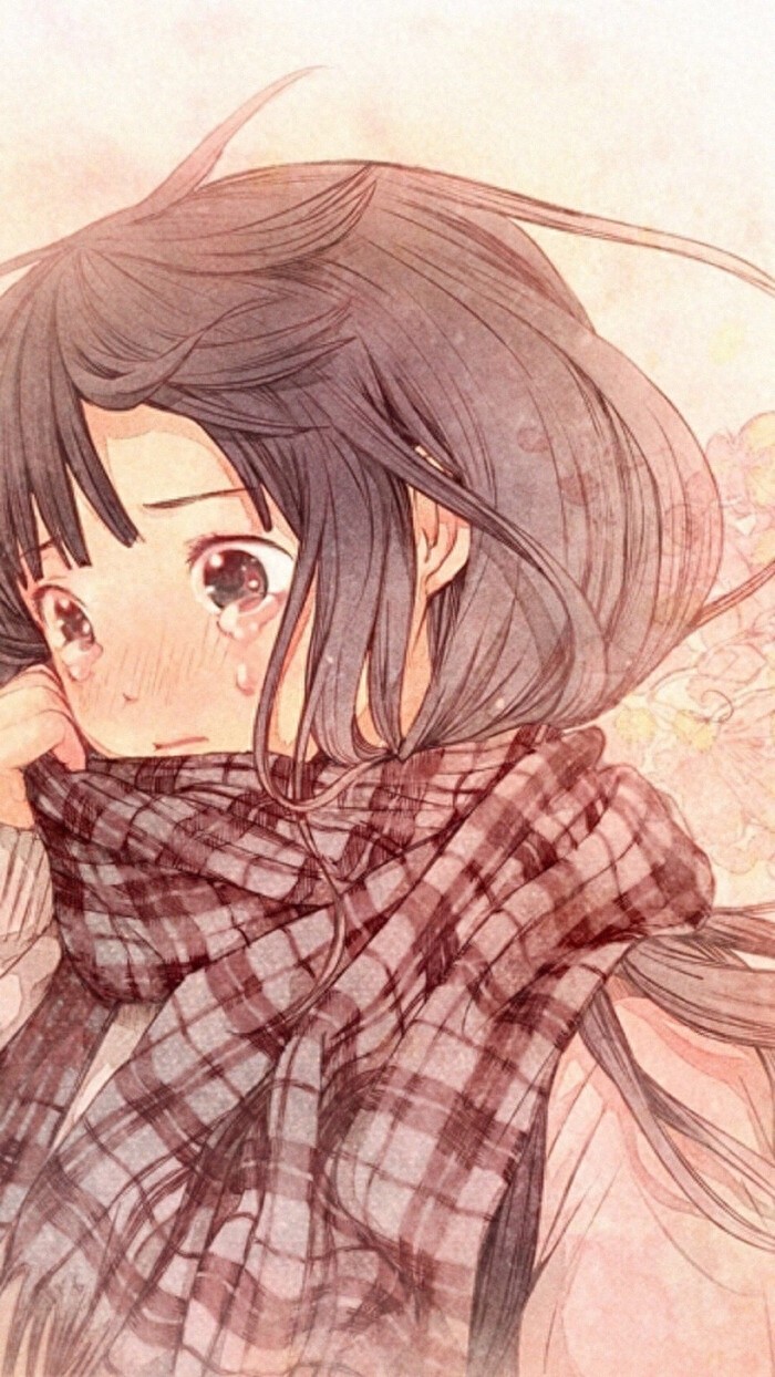 动漫美少女们哭泣的样子，看完心都碎了