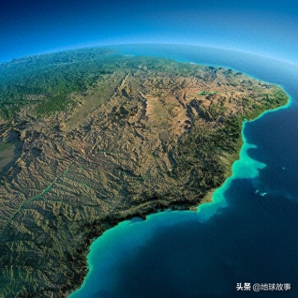 65张地球表面三维模拟地形图或灯光图，以及图解