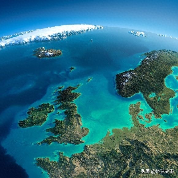 65张地球表面三维模拟地形图或灯光图，以及图解