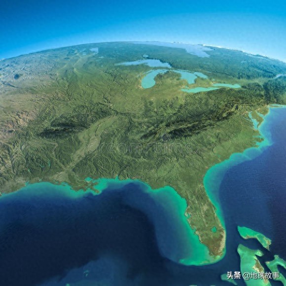 65张地球表面三维模拟地形图或灯光图，以及图解