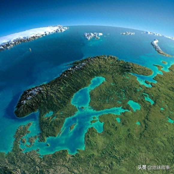 65张地球表面三维模拟地形图或灯光图，以及图解