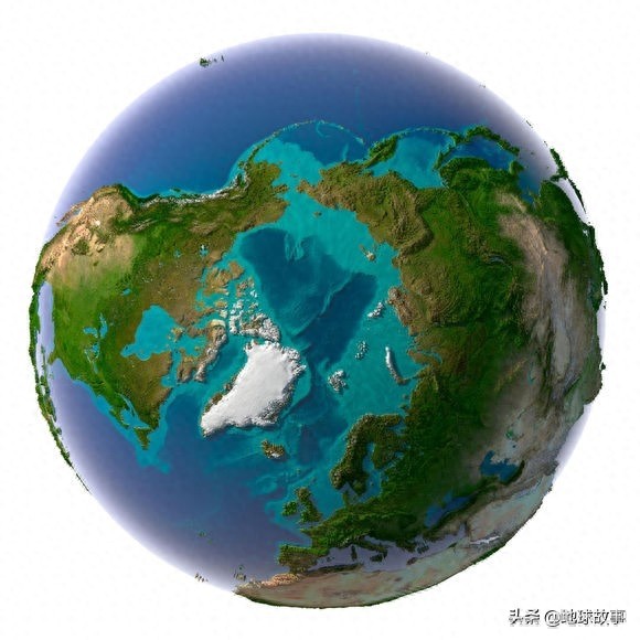 65张地球表面三维模拟地形图或灯光图，以及图解