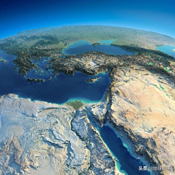 65张地球表面三维模拟地形图或灯光图，以及图解