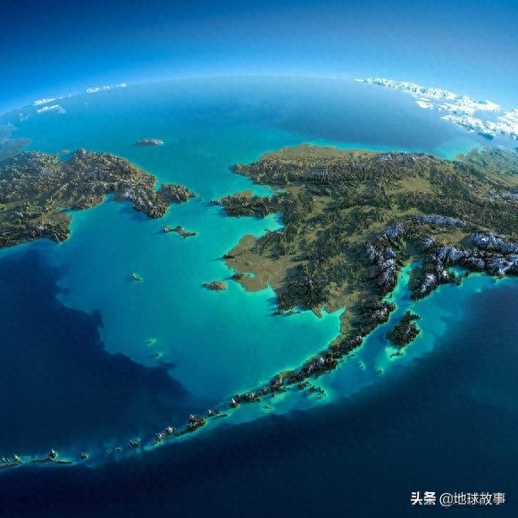 65张地球表面三维模拟地形图或灯光图，以及图解