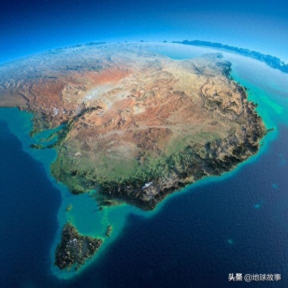 65张地球表面三维模拟地形图或灯光图，以及图解