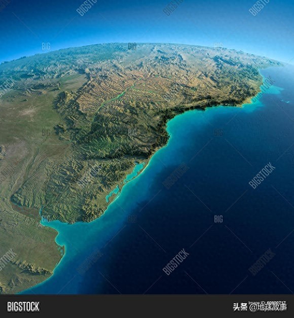 65张地球表面三维模拟地形图或灯光图，以及图解