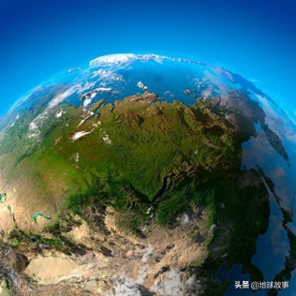 65张地球表面三维模拟地形图或灯光图，以及图解