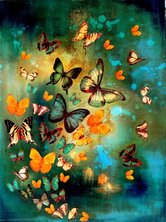 太美了，超好看的一组艺术画作，像色彩缤纷的童话世界