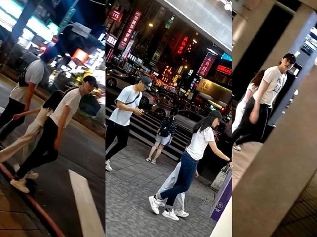 吴彦祖带妻女现身台北街头 10岁吴斐然长腿醒目