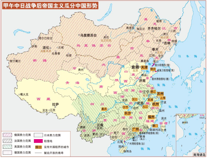 中国历代疆域地图（清朝296年疆域变化地图）