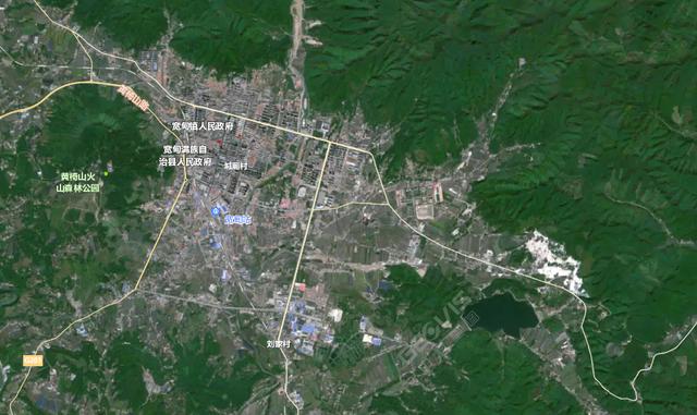 宽甸各镇地图（地图城市03丹东宽甸）(1)